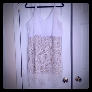 VENUS White/Beige Dress